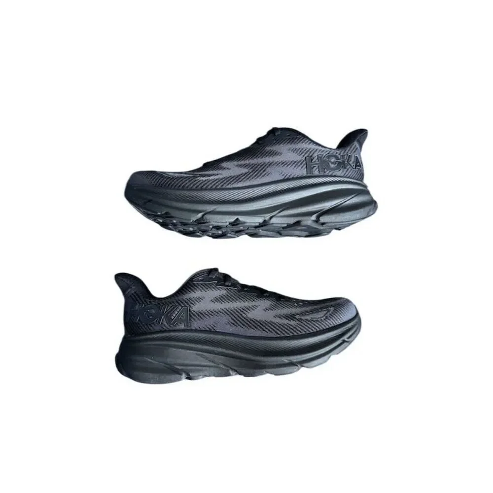Hoka Clifton 9 Women's Running Shoes Black Size 8B Lightweight Sneakers - Picture 6 of 12